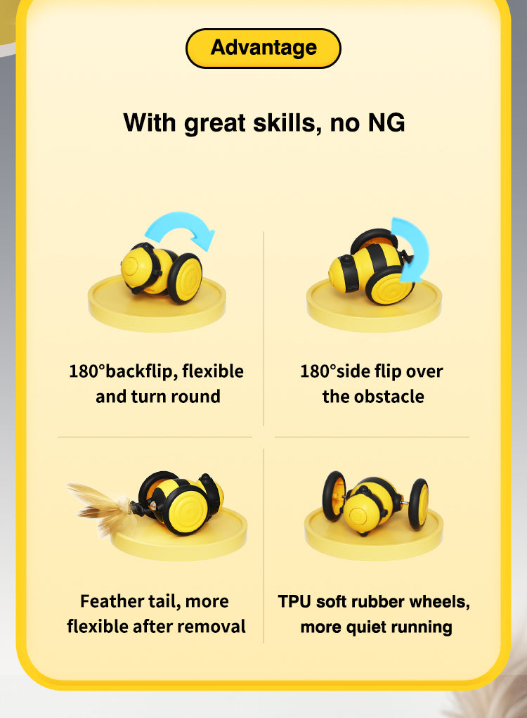 Little Bee Interactive Cat Toy