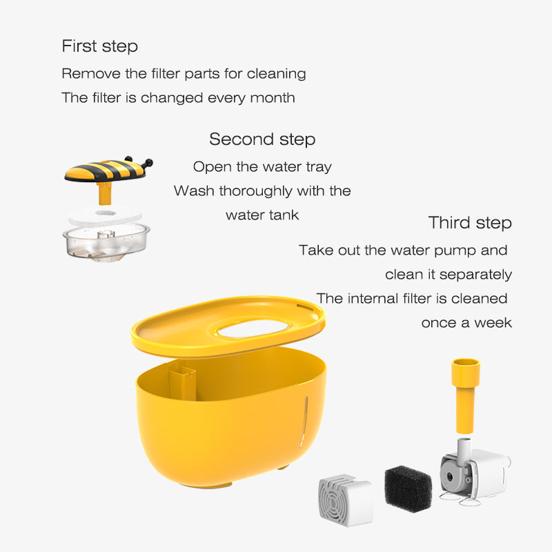 Little Bee Pet Water Fountain