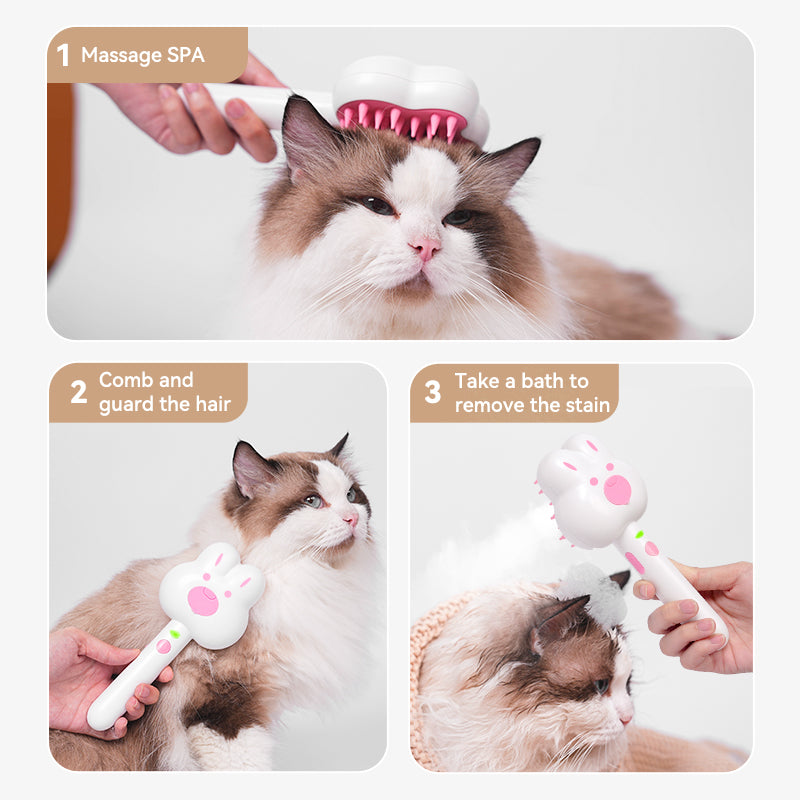 Little Bunny Spray Pet Grooming Brush