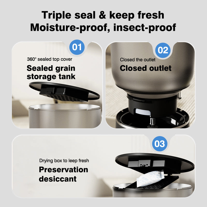 Hourglass Touch Automatic Pet Feeder