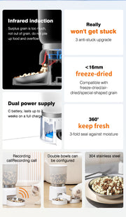 Compact Automatic Pet Feeder