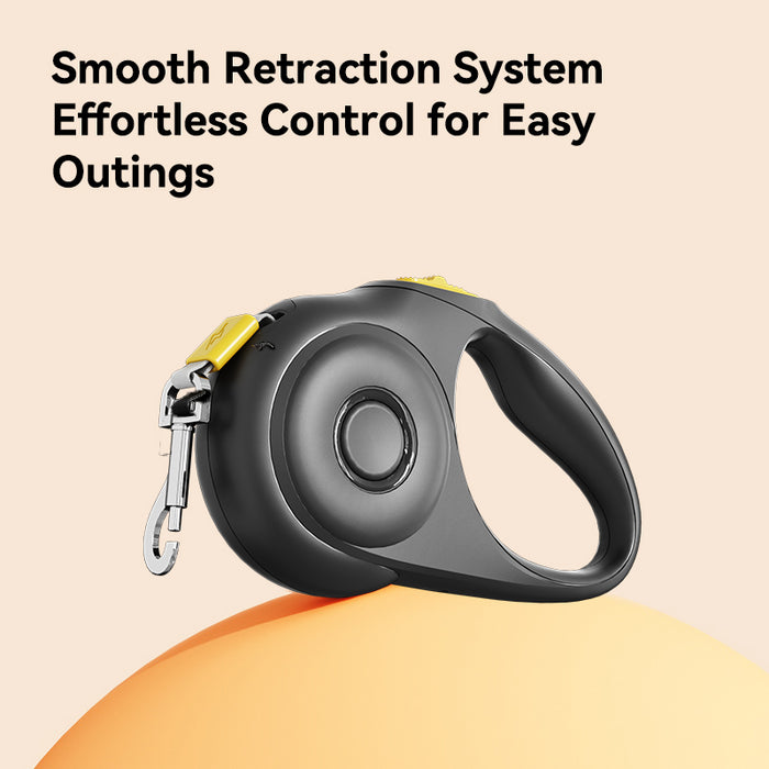 Black Knight Retractable Pet Leash