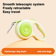 Burger Retractable Pet Leash