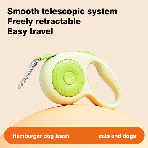Burger Retractable Pet Leash