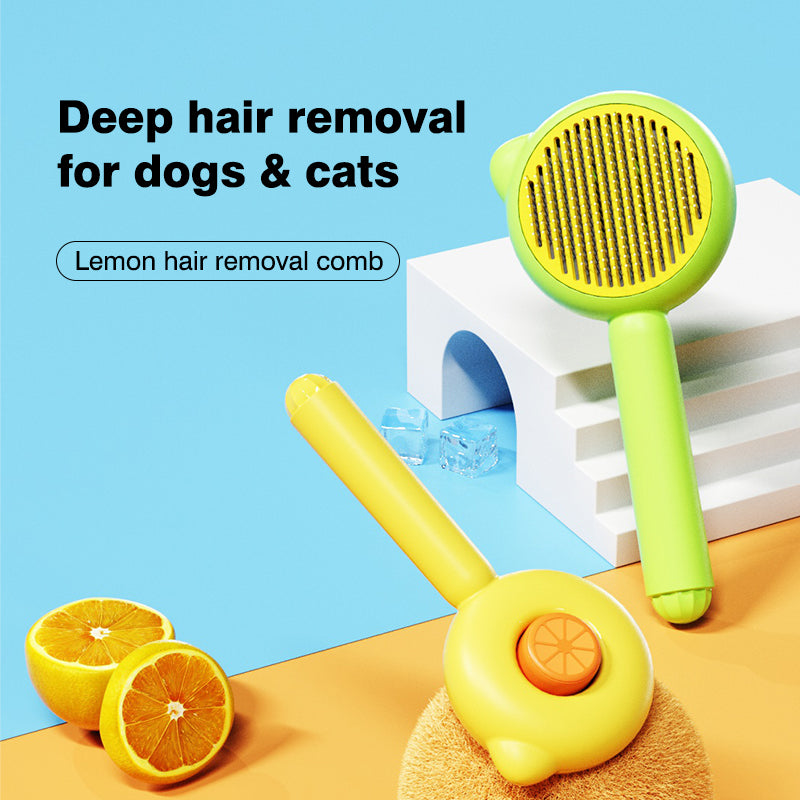 Lemon Pet Slicker Brush