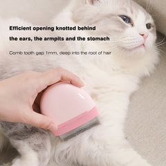 Pebble Double-Sided Pet Grooming Comb photo 2