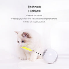 Rolling Treat-Dispensing Cat Toy photo 2