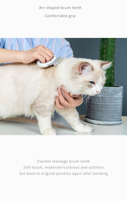 Cat Tongue Pet Grooming Brush