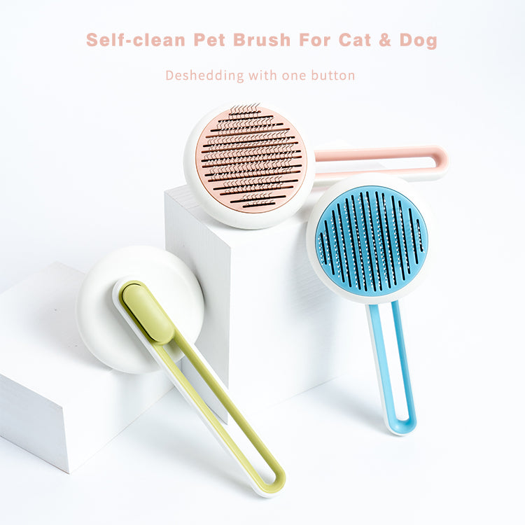 Curved Hook Pet Grooming Brush