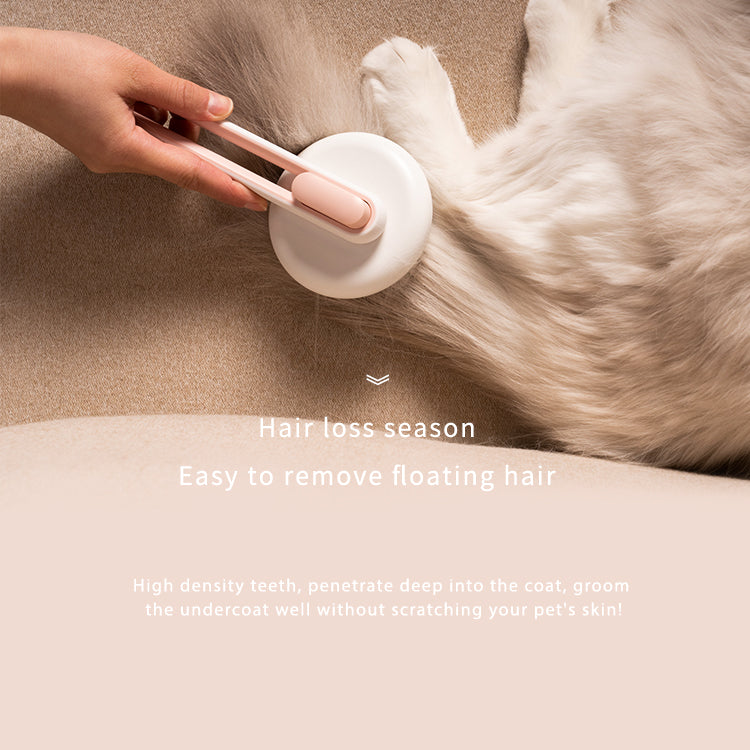 Curved Hook Pet Grooming Brush