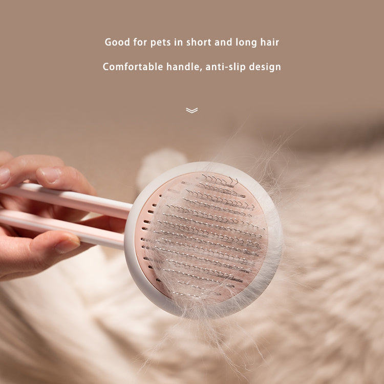 Curved Hook Pet Grooming Brush