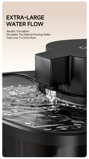 Triangular Wireless Pet Water Fountain