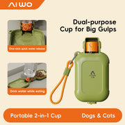 Dual-Use Portable Pet Travel Bottle