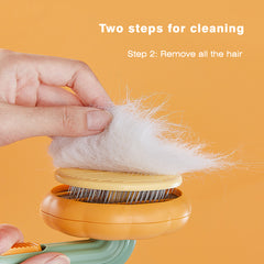 Pumpkin Pet Grooming Brush photo 1