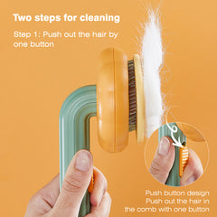 Pumpkin Pet Grooming Brush photo 2
