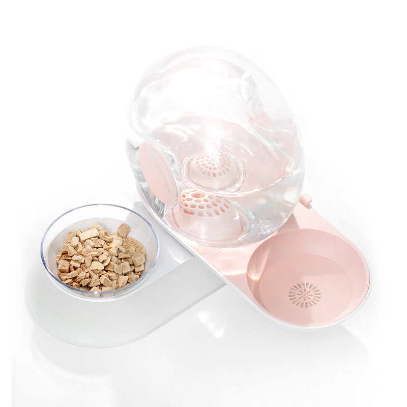 Snail Pet Water Fountain and Feeder