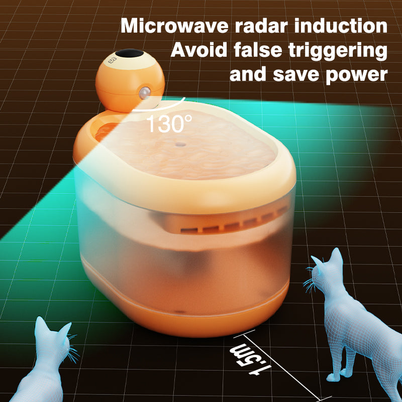 Snowman Wireless Pet Water Fountain