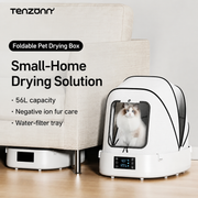 White Foldable Pet Drying Box